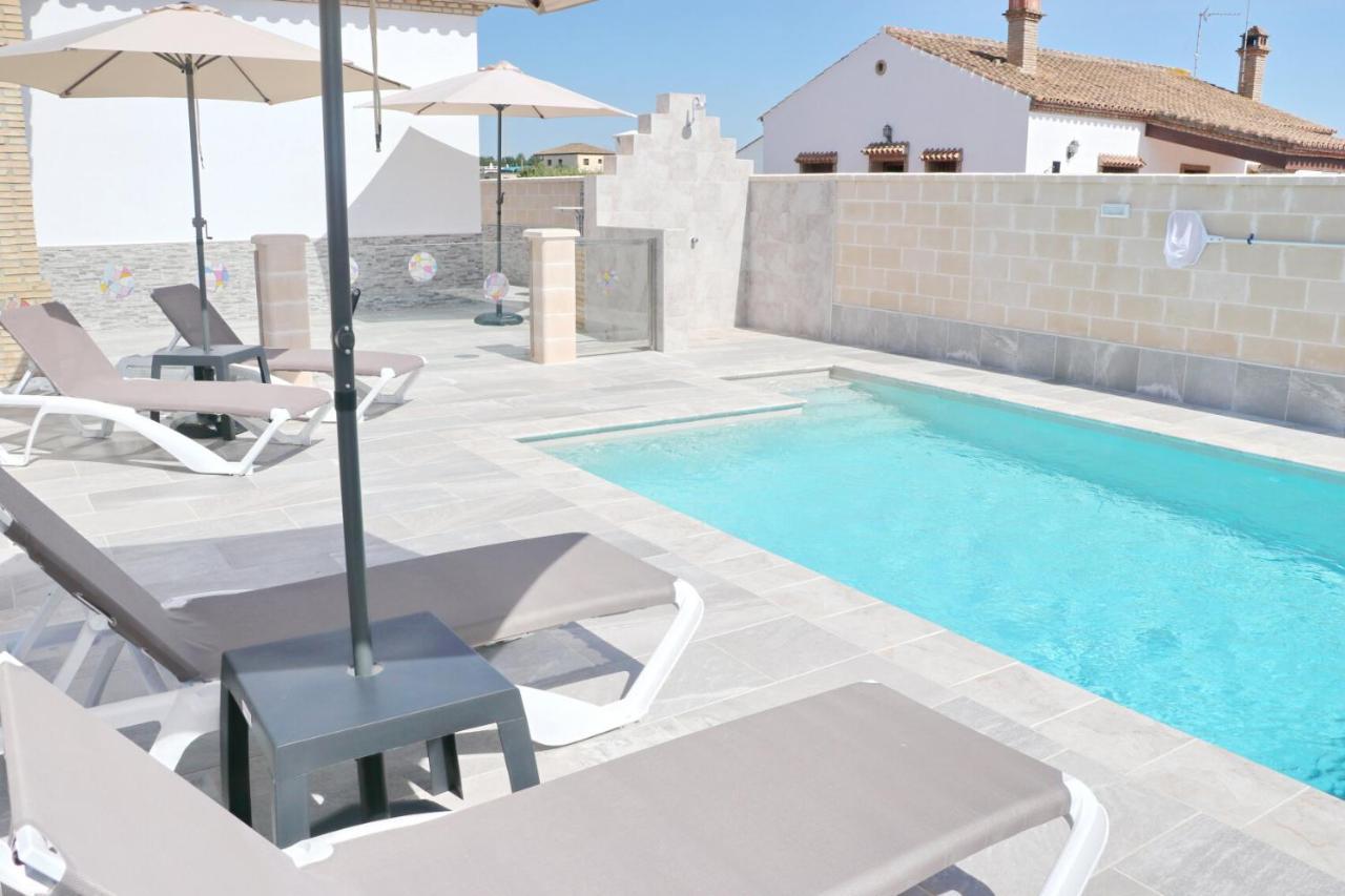 Chalet Puente Tabla con piscina privada Conil De La Frontera Esterno foto