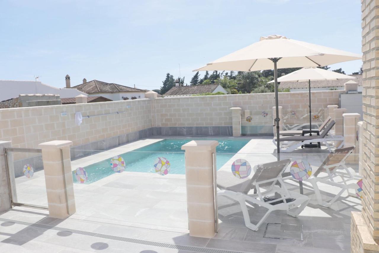 Chalet Puente Tabla con piscina privada Conil De La Frontera Esterno foto