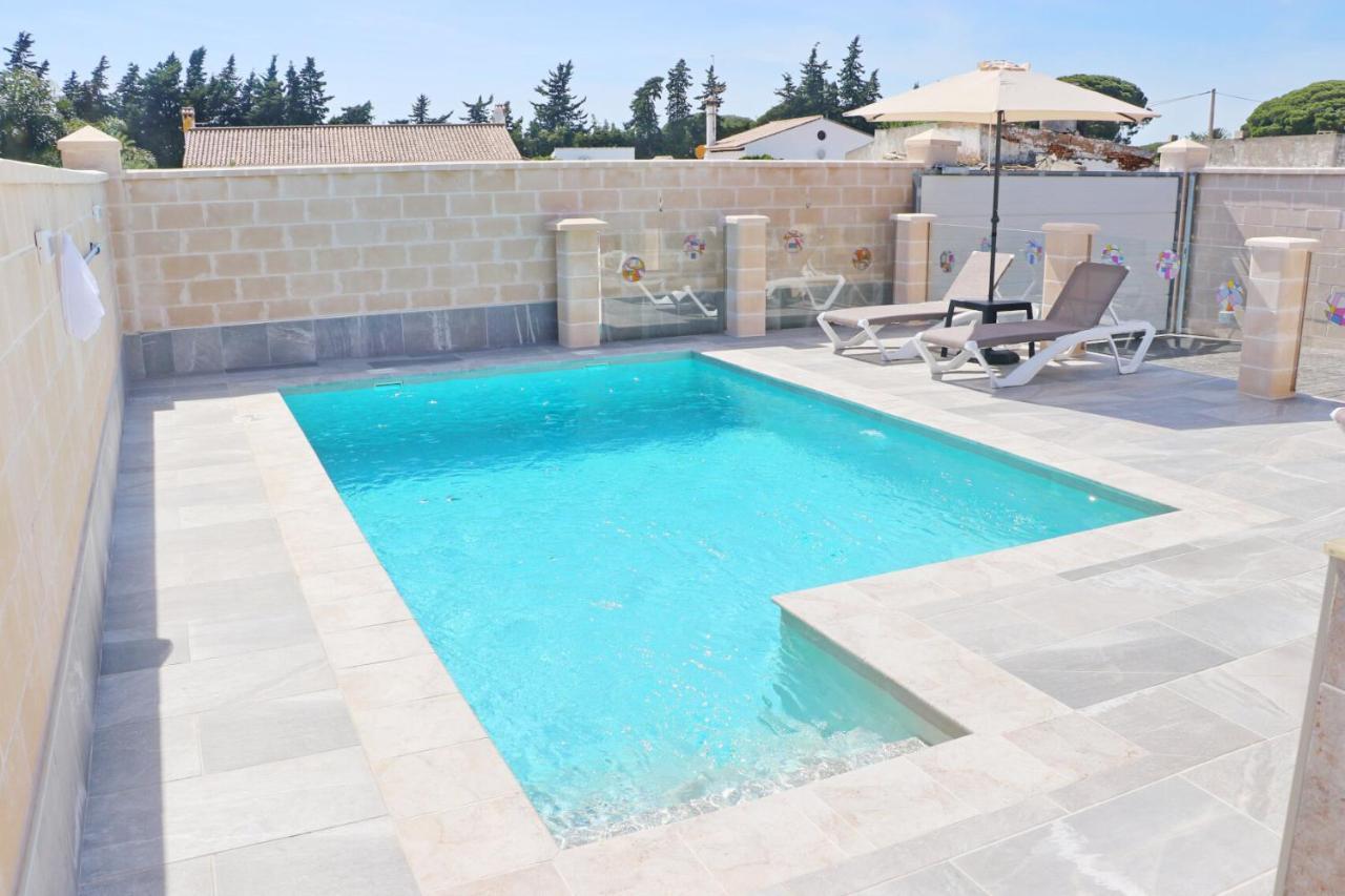 Chalet Puente Tabla con piscina privada Conil De La Frontera Esterno foto