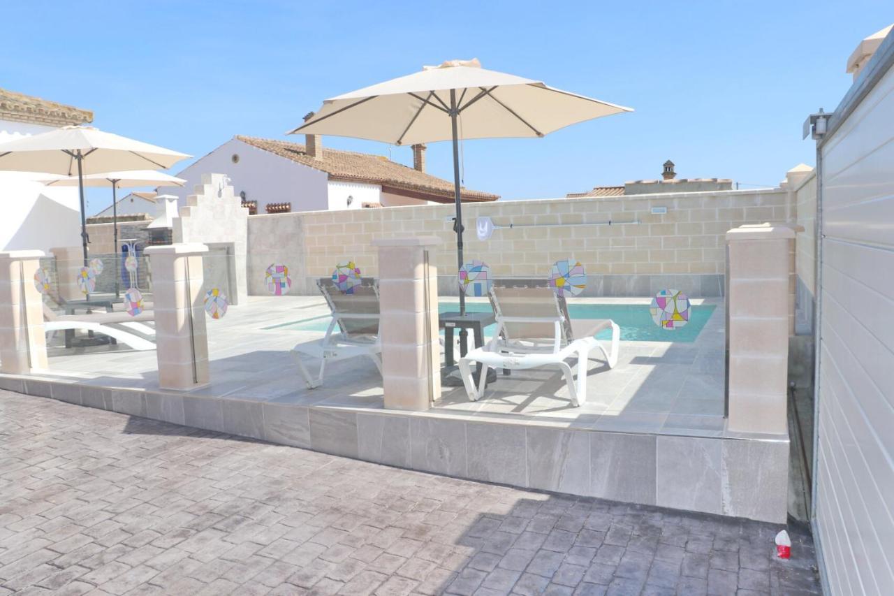 Chalet Puente Tabla con piscina privada Conil De La Frontera Esterno foto
